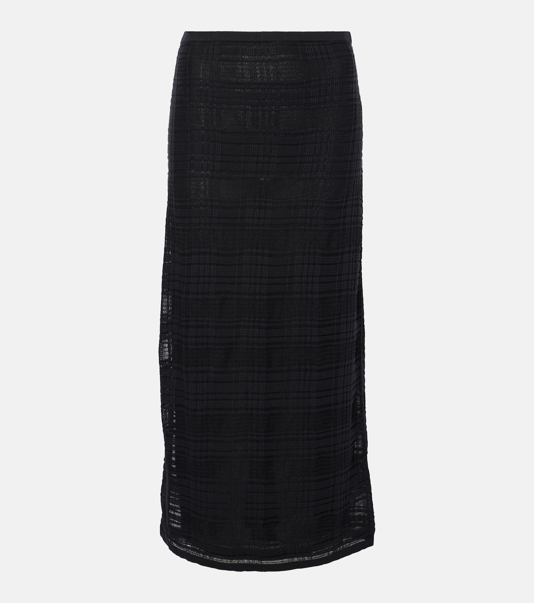 Jupe midi White Label en coton mélangé | Proenza Schouler