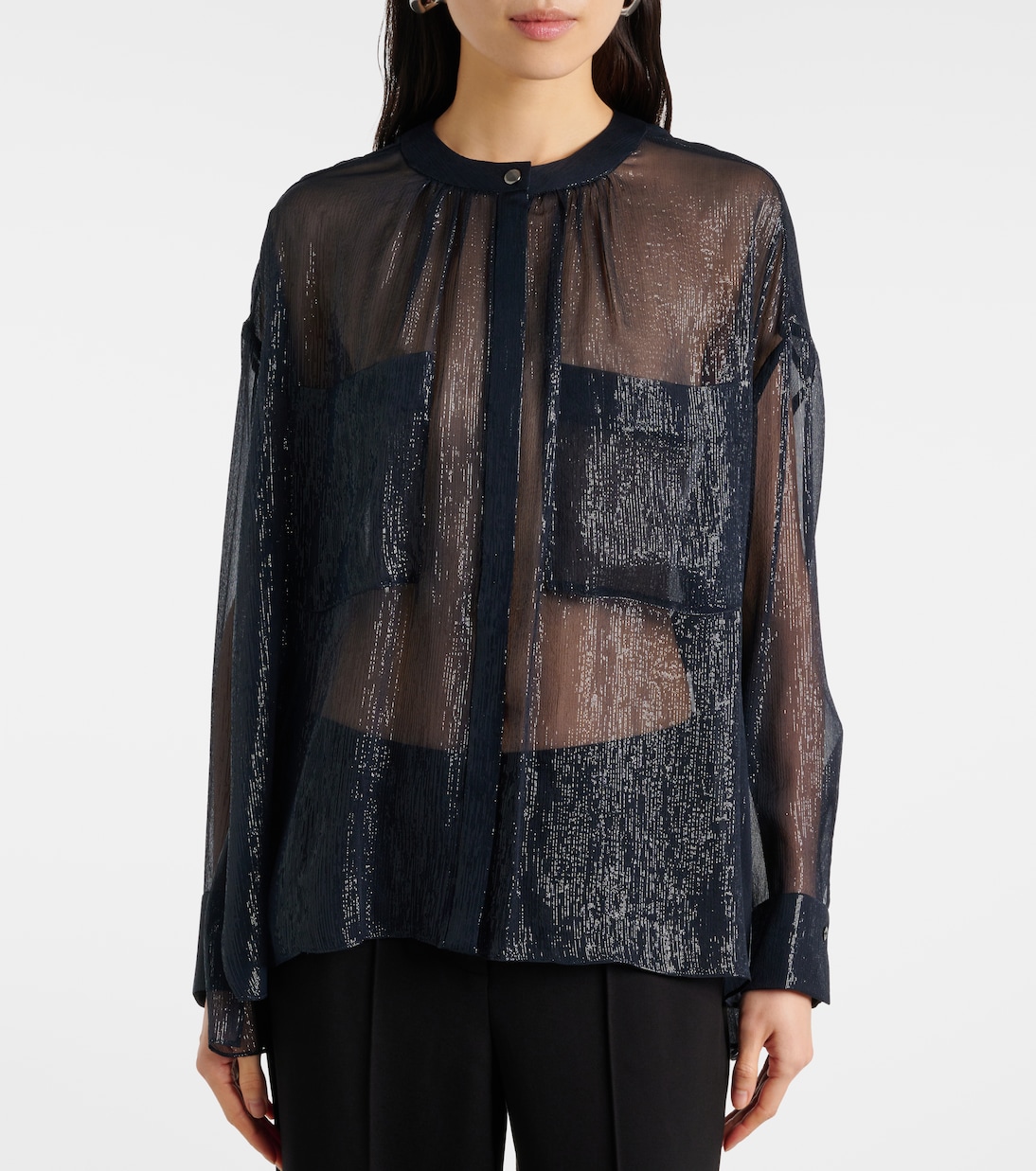 Camicia in lamé di misto seta | Dorothee Schumacher