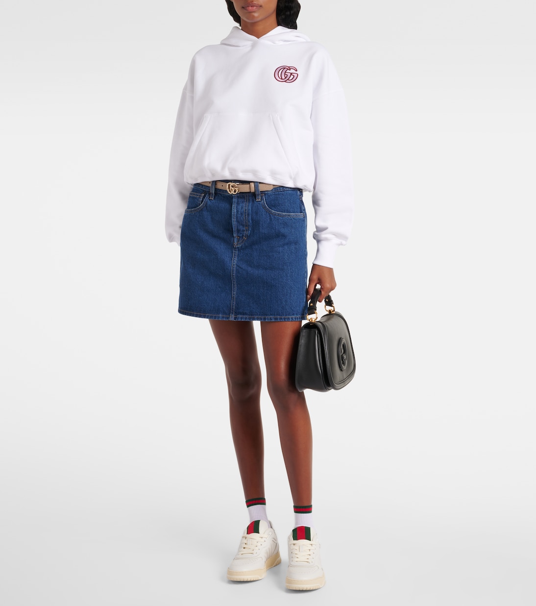 Calze in misto cotone con ricamo | Gucci