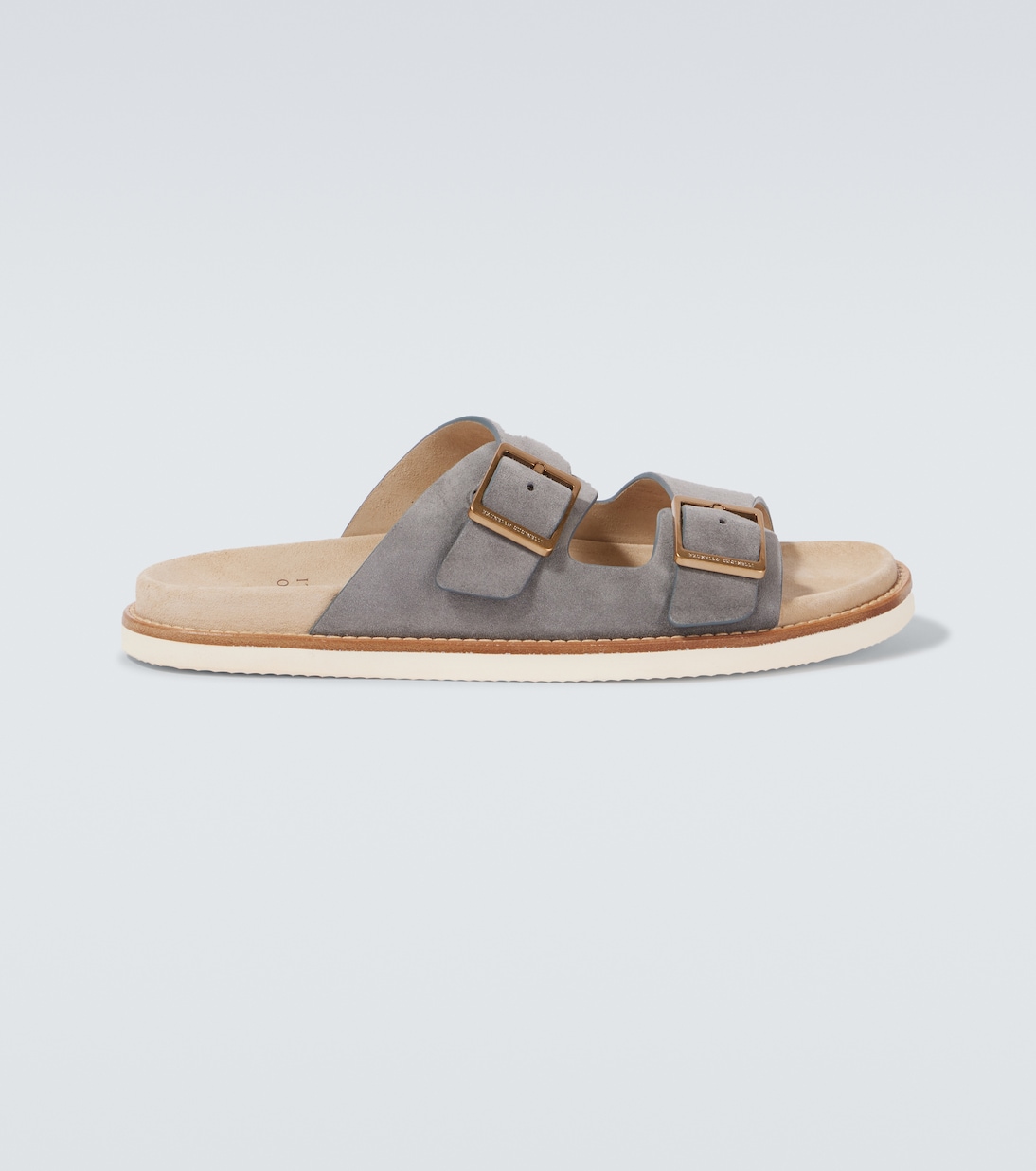 Sandalen aus Veloursleder | Brunello Cucinelli