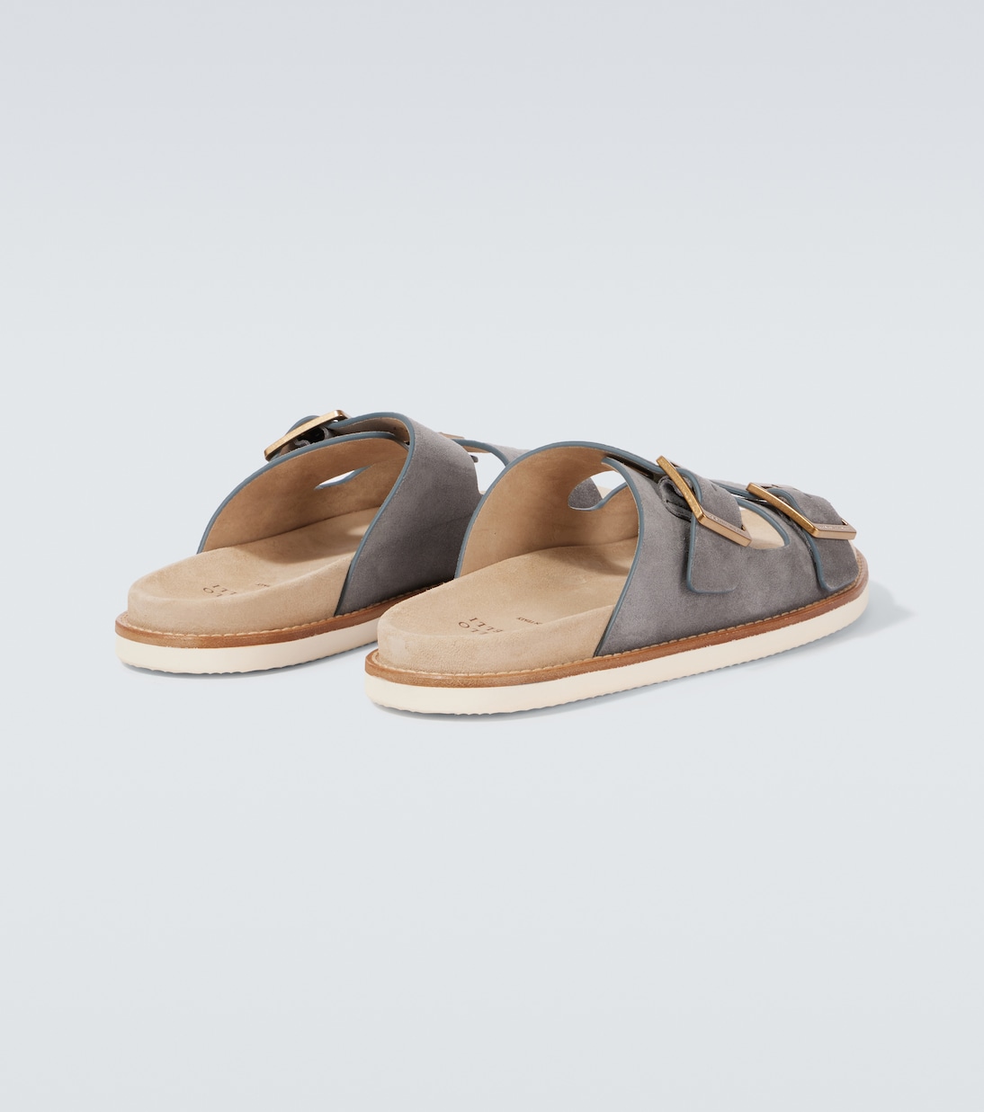 Sandalen aus Veloursleder | Brunello Cucinelli