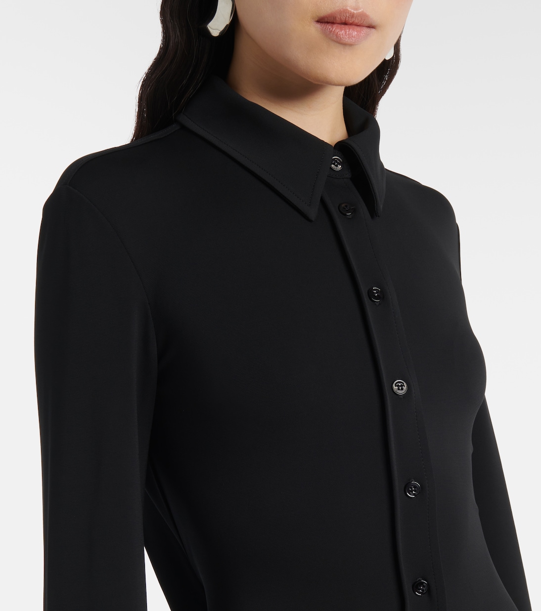 Hemdblusenkleid aus Crêpe | Sportmax
