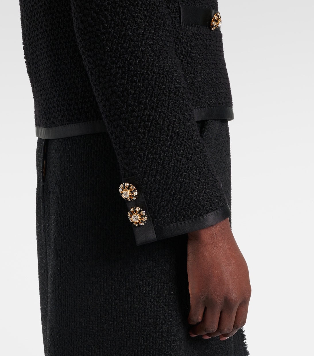 Veste en tweed de laine mélangée | Dolce&Gabbana