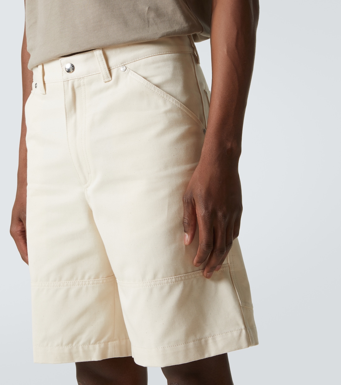 Shorts in twill di cotone | Moncler