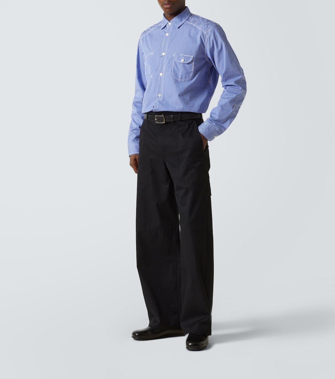 Camicia Bengal in cotone a righe | Junya Watanabe
