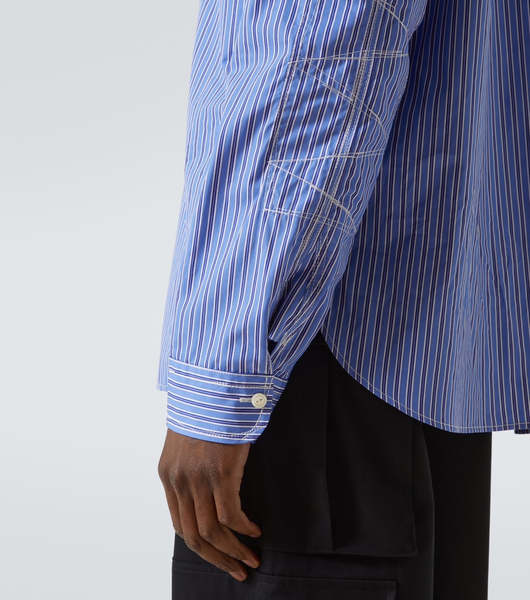 Camicia Bengal in cotone a righe | Junya Watanabe