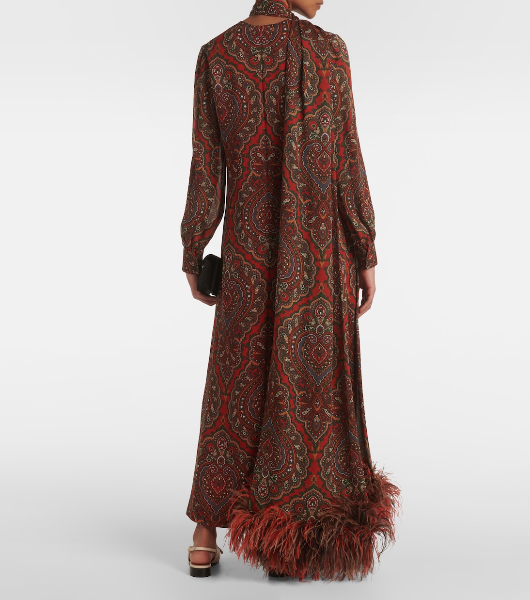 Voyage Imaginaire silk georgette gown | Valentino