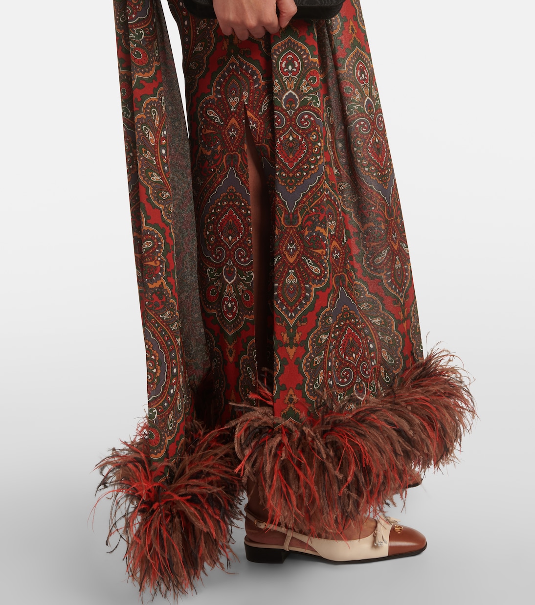 Voyage Imaginaire silk georgette gown | Valentino