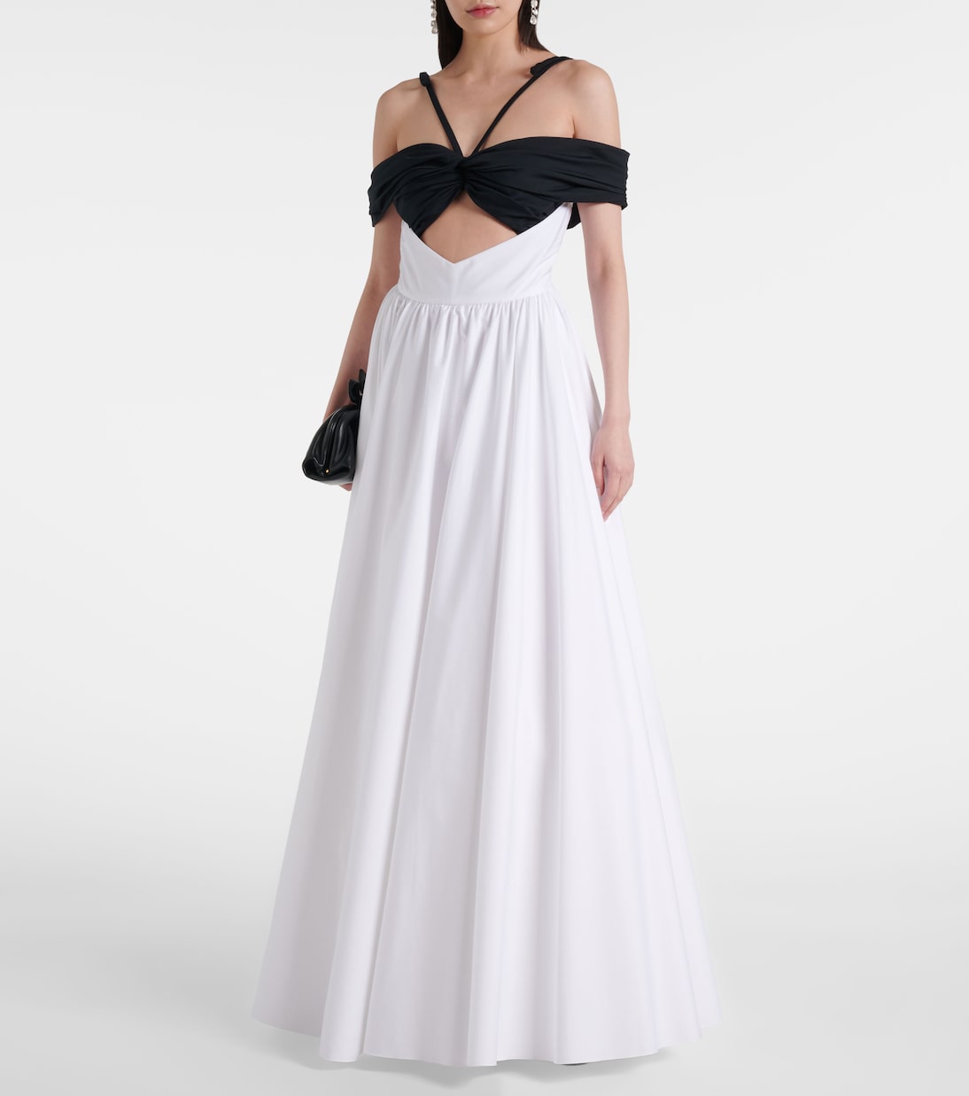 Abito lungo in cotone con cut-out | Giambattista Valli