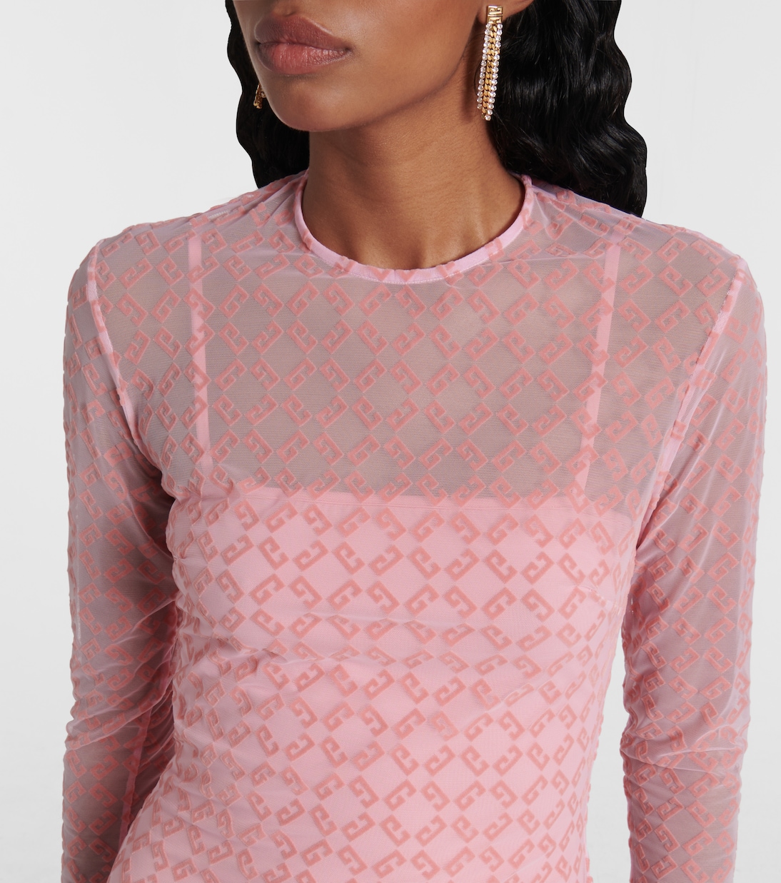 Abito midi Monogram 72 in tulle  | Givenchy