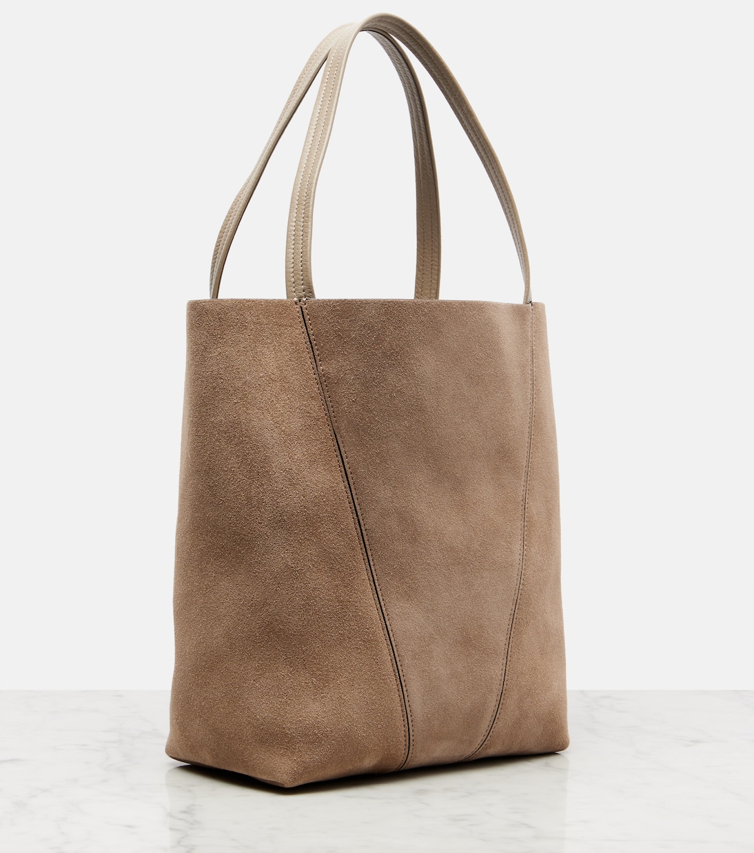 Chloé Spin Medium suede tote bag | Chloé