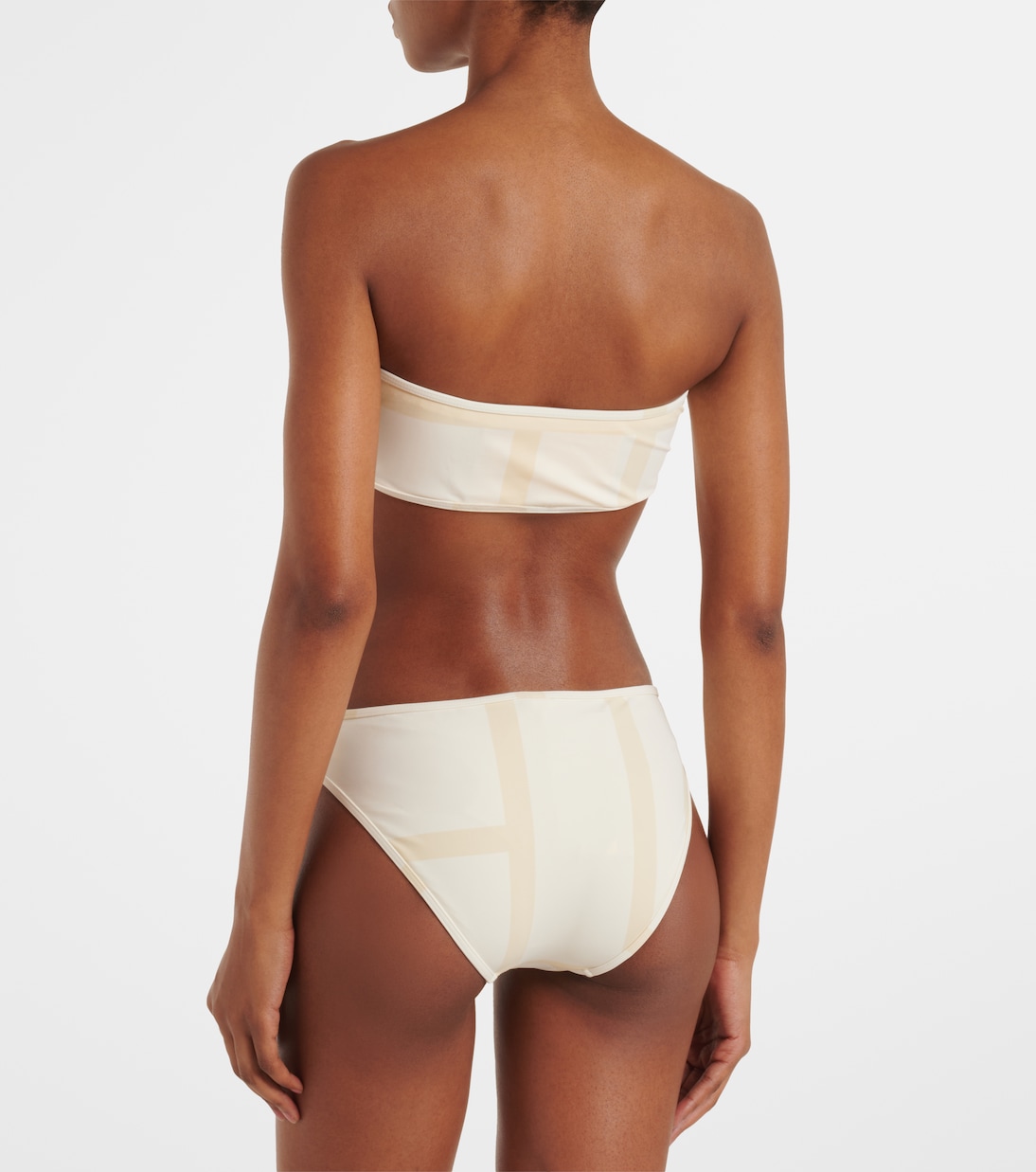 Haut de bikini bandeau Monogram | Toteme