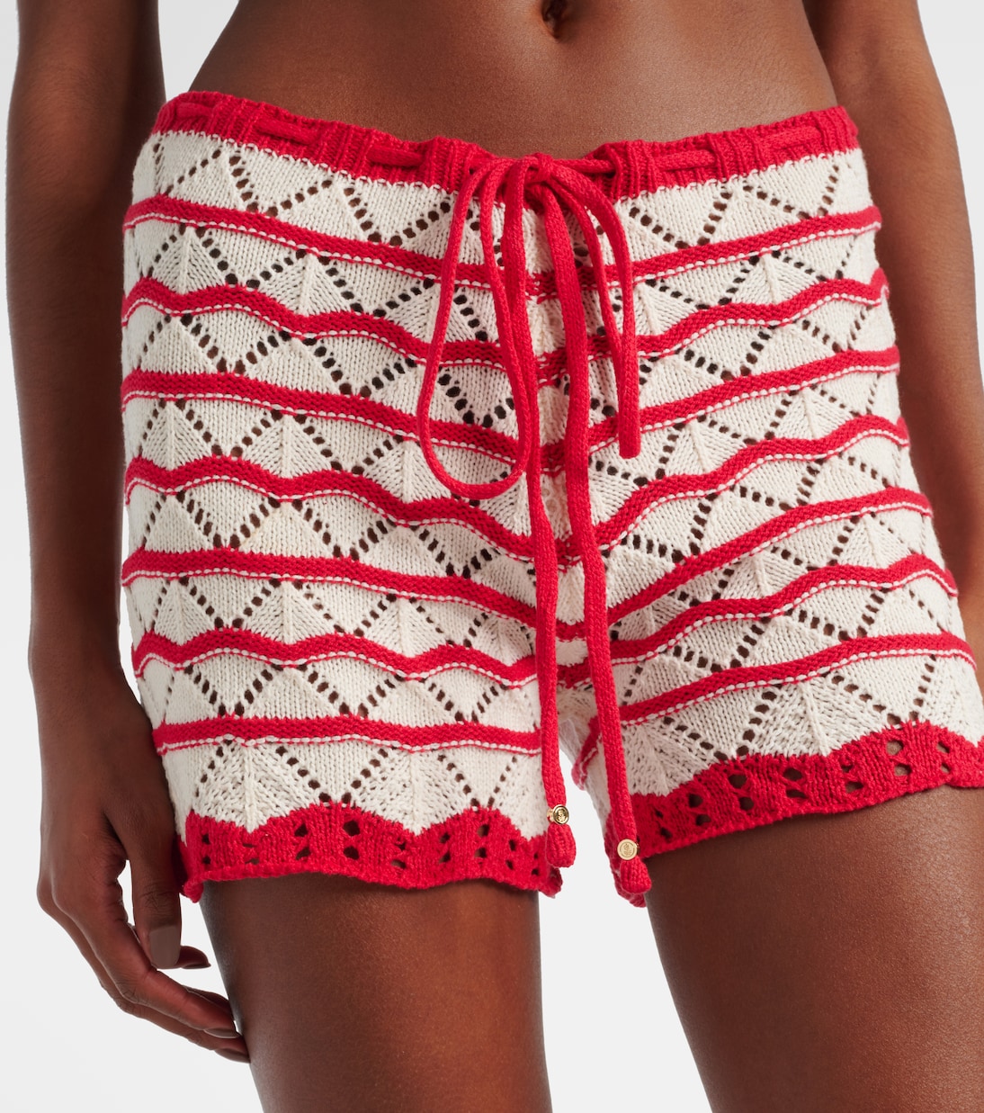 Shorts Kim en croché de mezcla de algodón | Bananhot