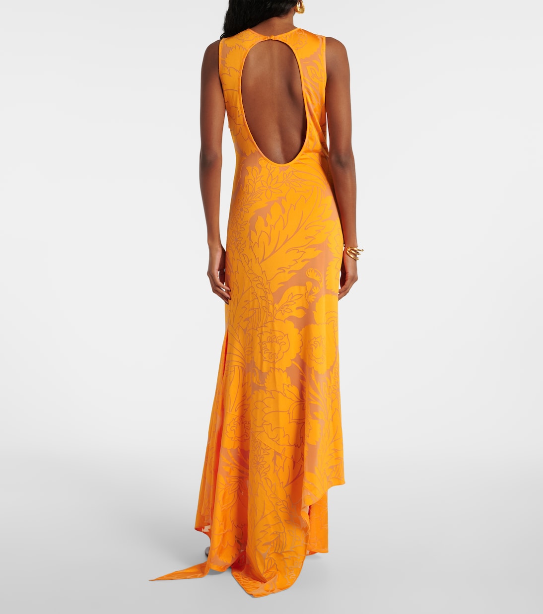 Robe longue à fleurs | Etro