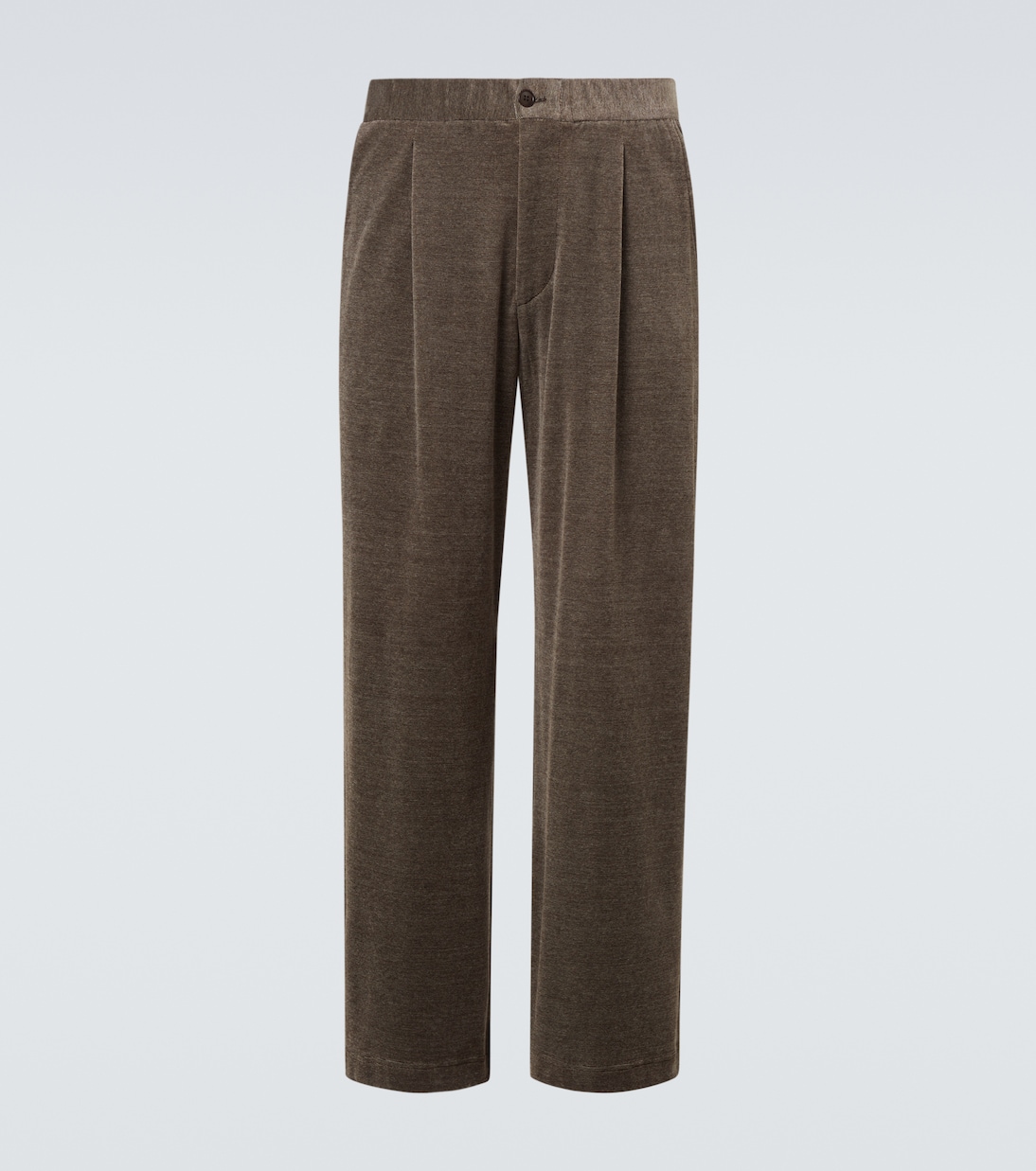 Pantalones anchos en mezcla de algodón | Giorgio Armani