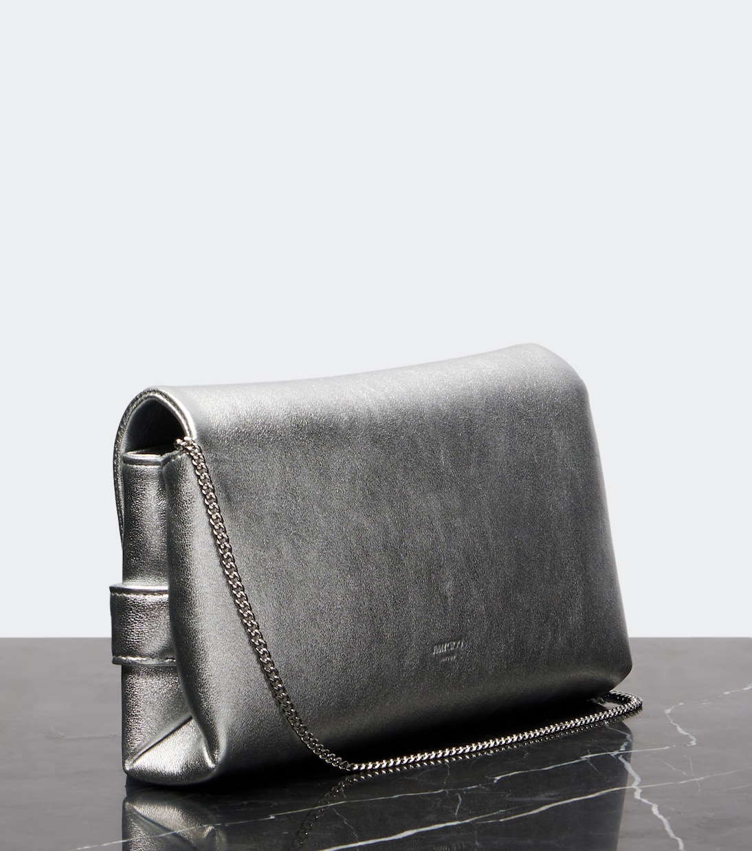 Kya metallic leather clutch | Jimmy Choo