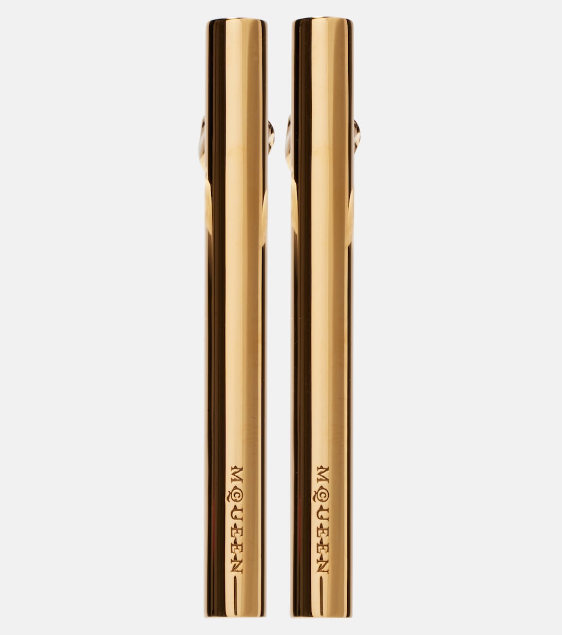 Logo drop earrings  | McQueen