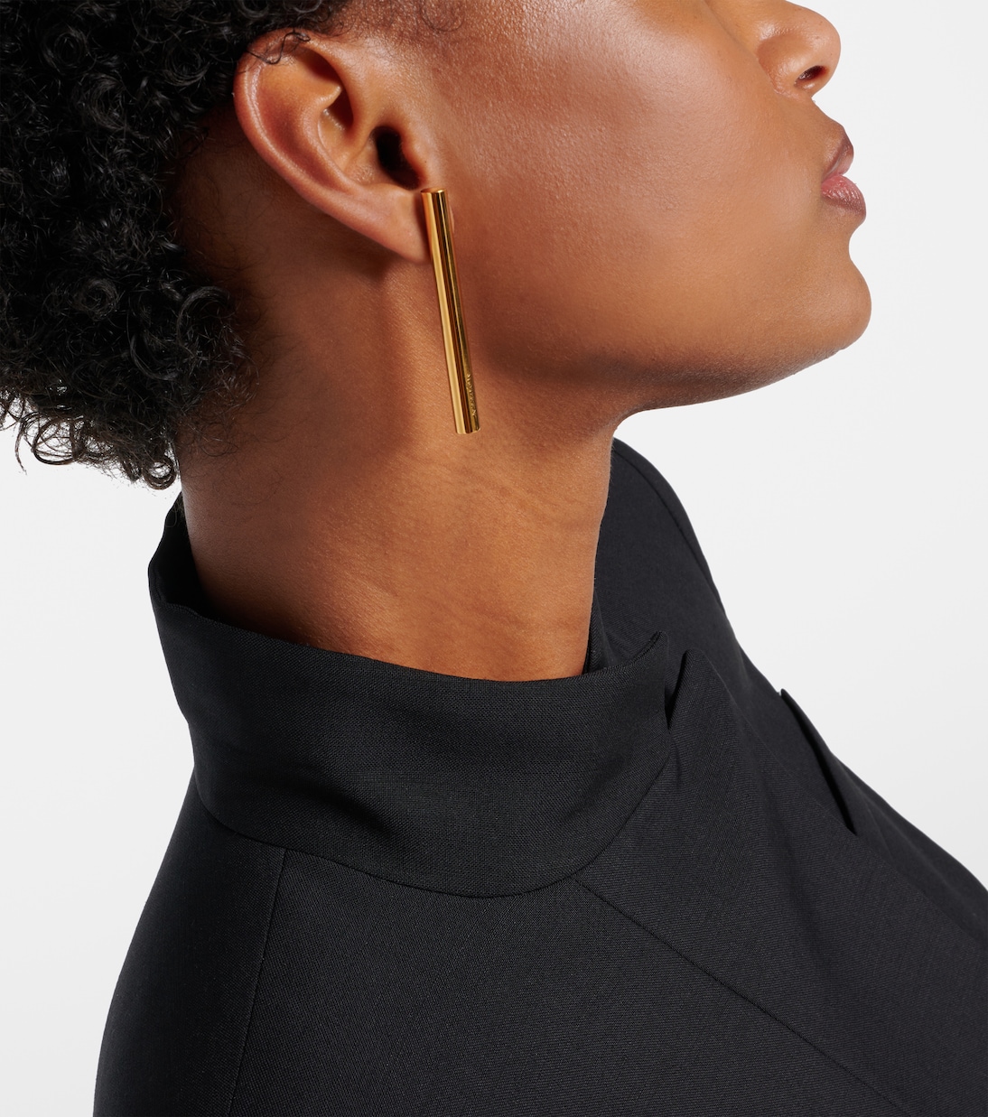 Logo drop earrings  | McQueen
