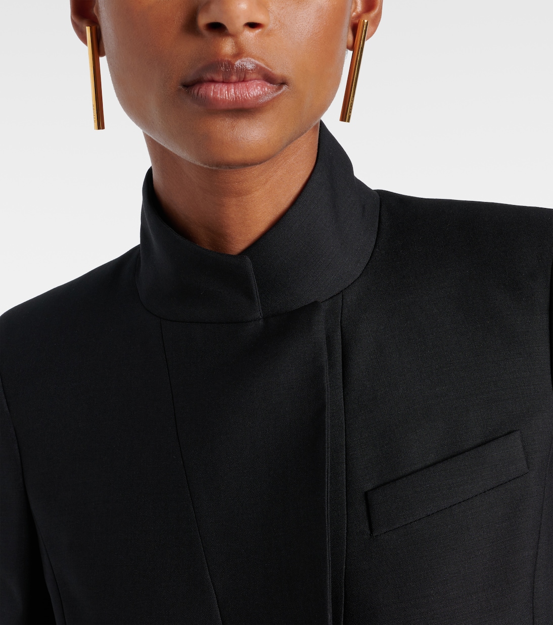 Logo drop earrings  | McQueen