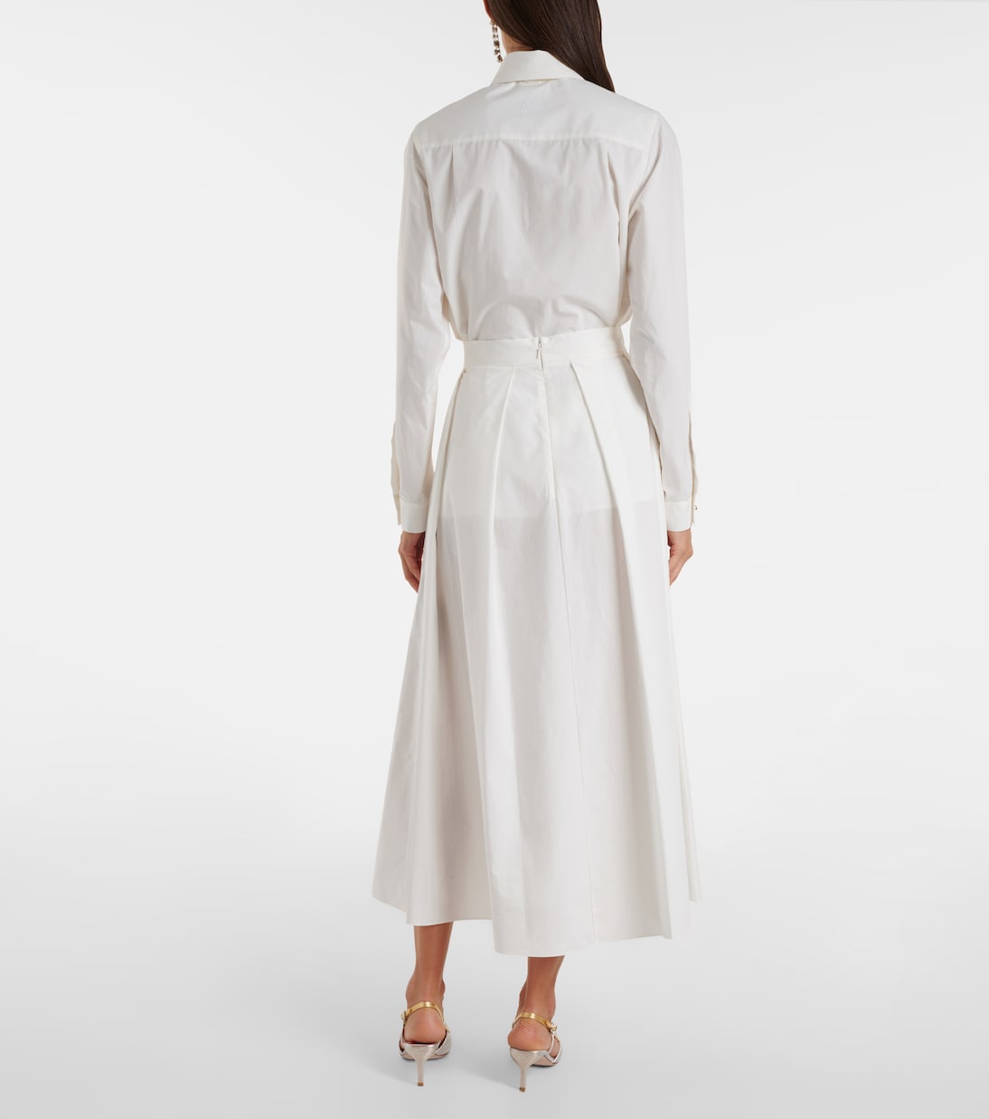 Cotton midi skirt | Elie Saab