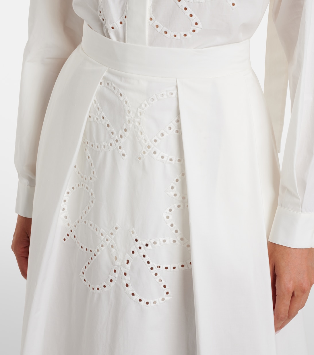 Cotton midi skirt | Elie Saab