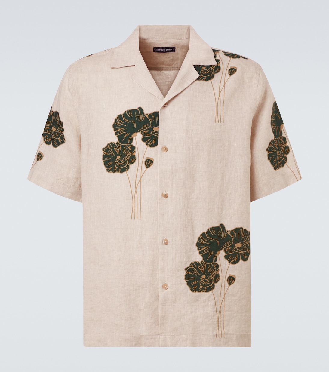 Chemise Roberto en lin à fleurs | Frescobol Carioca
