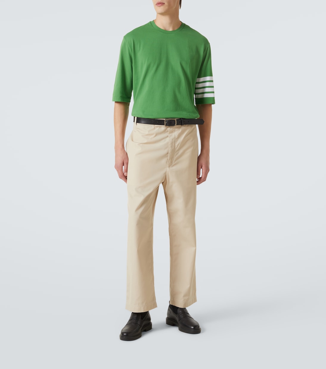 T-Shirt 4-Bar aus Baumwoll-Jersey | Thom Browne