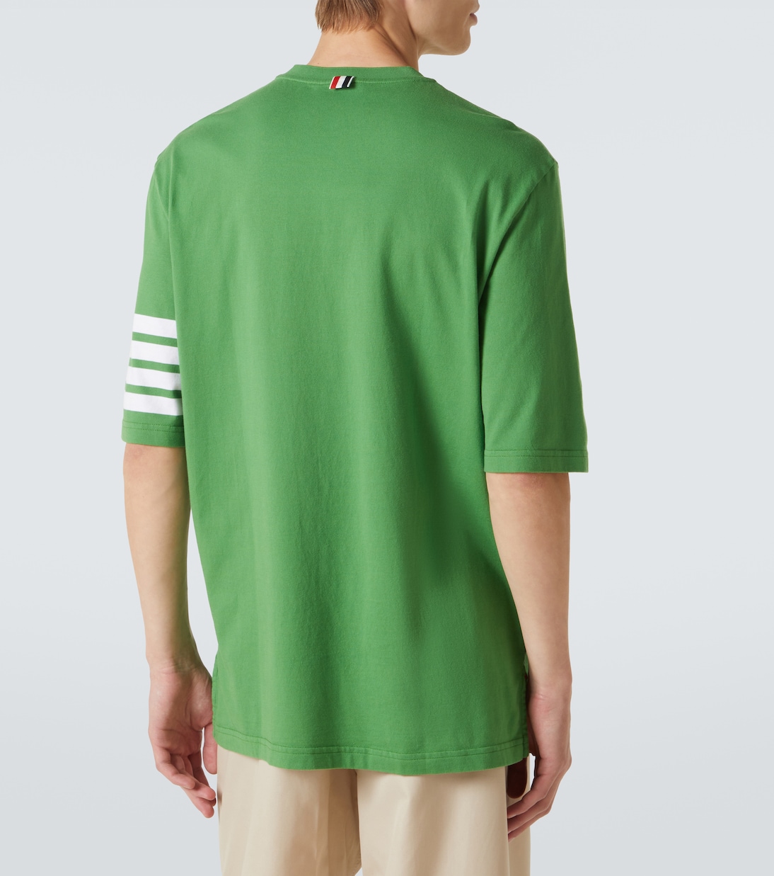 T-Shirt 4-Bar aus Baumwoll-Jersey | Thom Browne