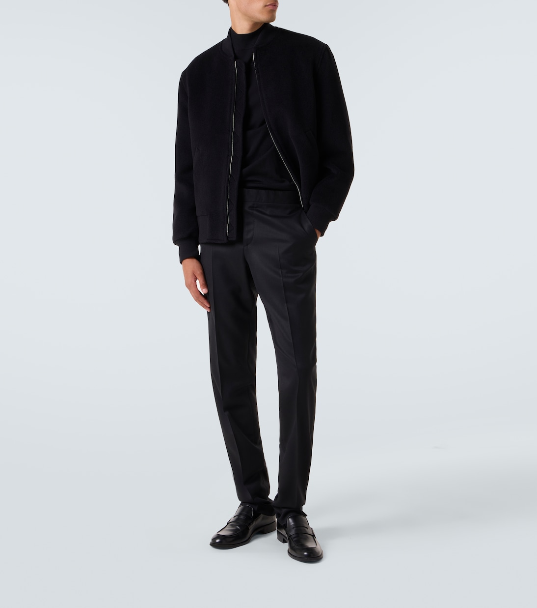 Virgin wool bomber  | Lardini