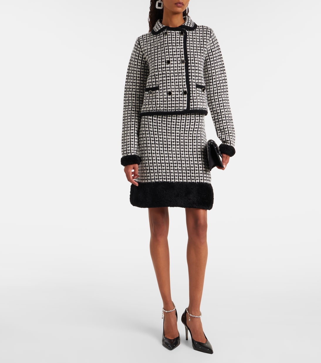 Tweed-effect miniskirt | Nina Ricci
