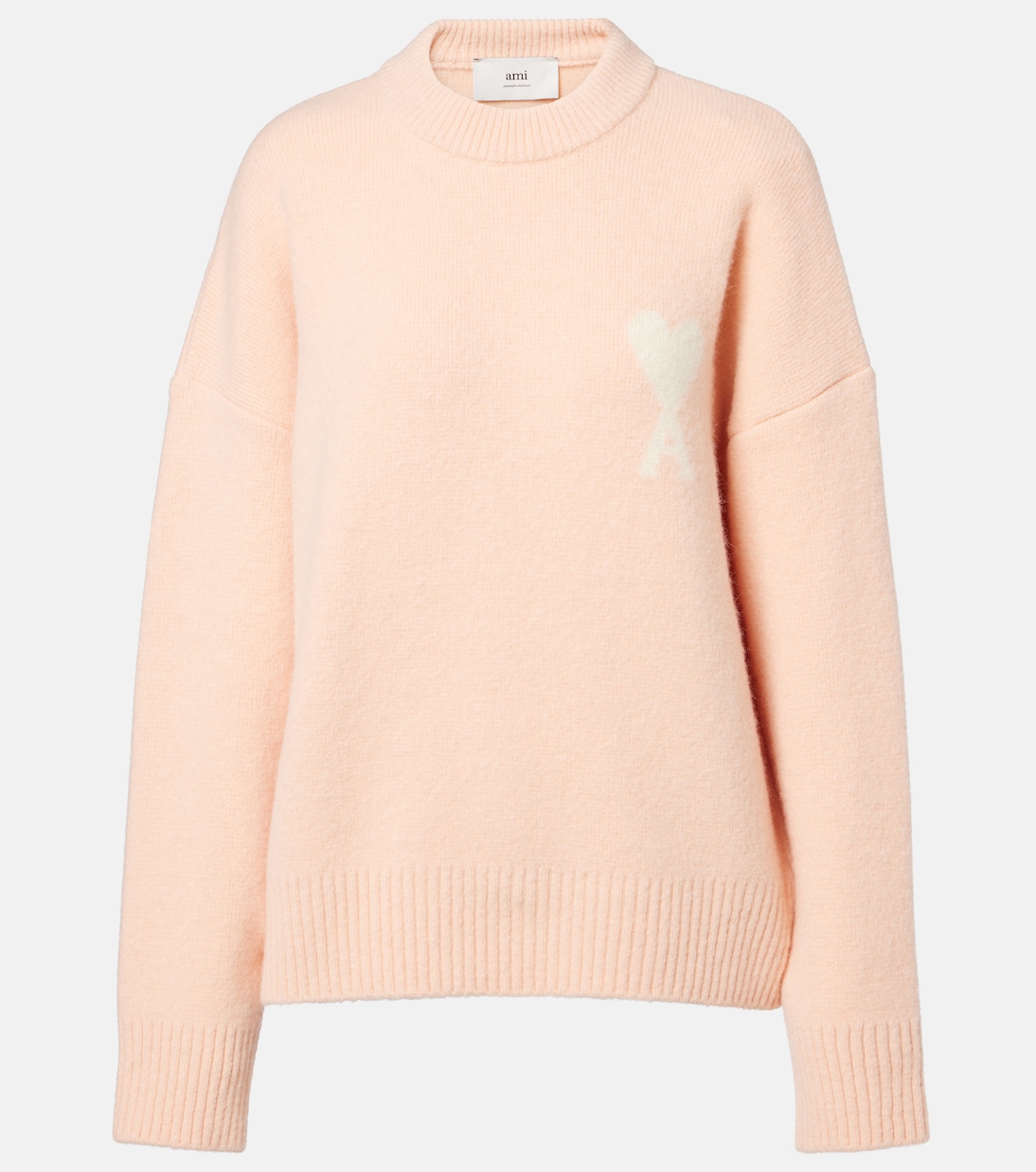 Ami De Cœur alpaca and wool-blend sweater | Ami Paris