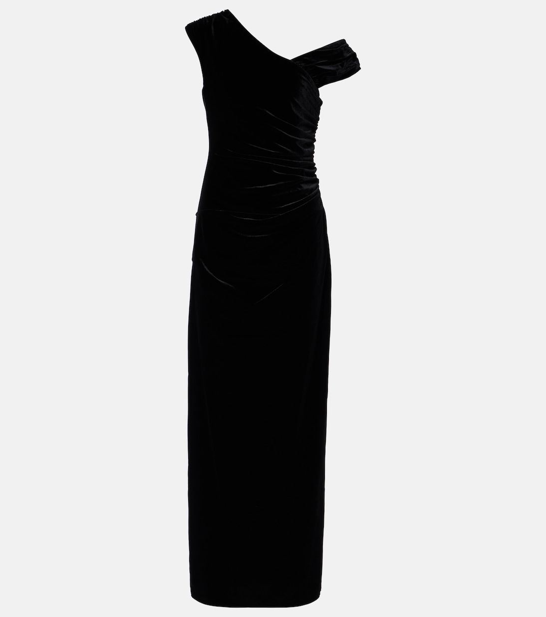 Vestido de fiesta Ettore de terciopelo fruncido | SIR