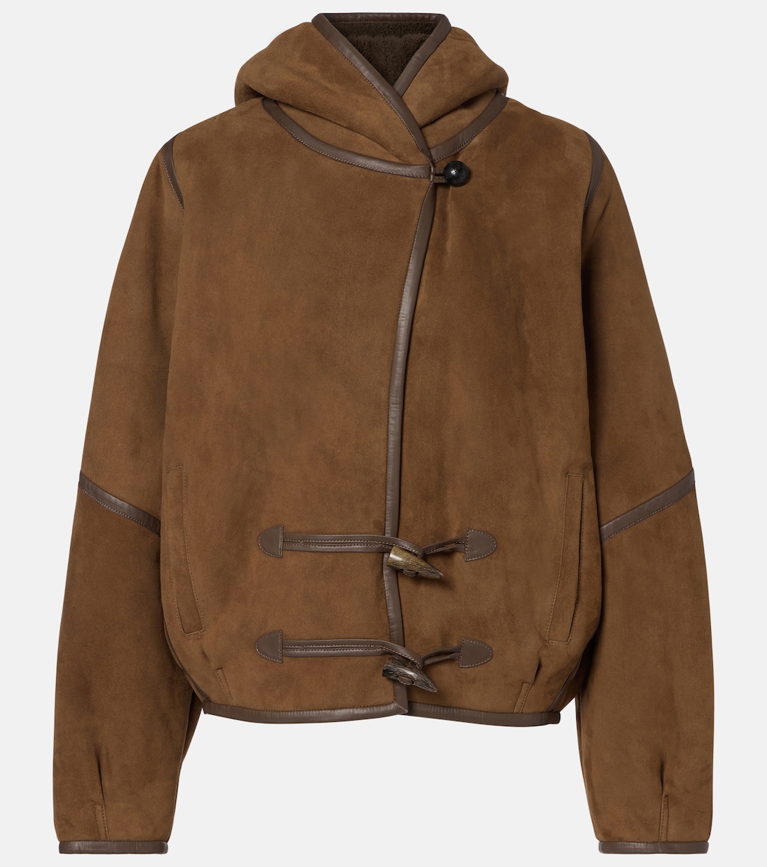 Amiel leather-trimmed suede jacket | Isabel Marant