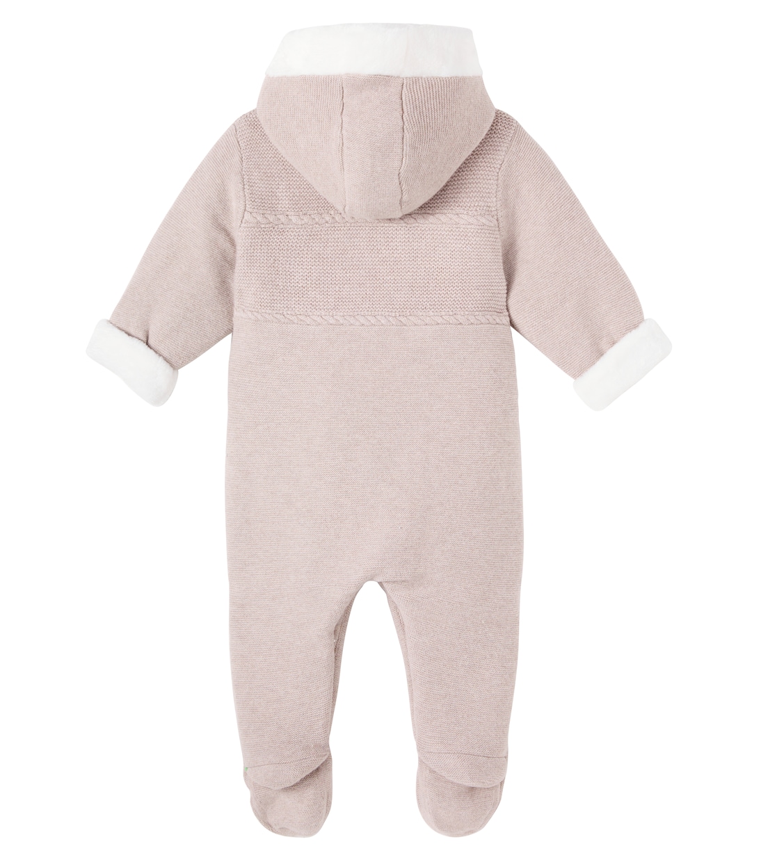 Baby knitted cotton, wool, and cashmere onesie | Tartine et Chocolat