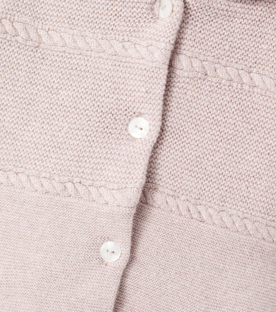 Baby knitted cotton, wool, and cashmere onesie | Tartine et Chocolat