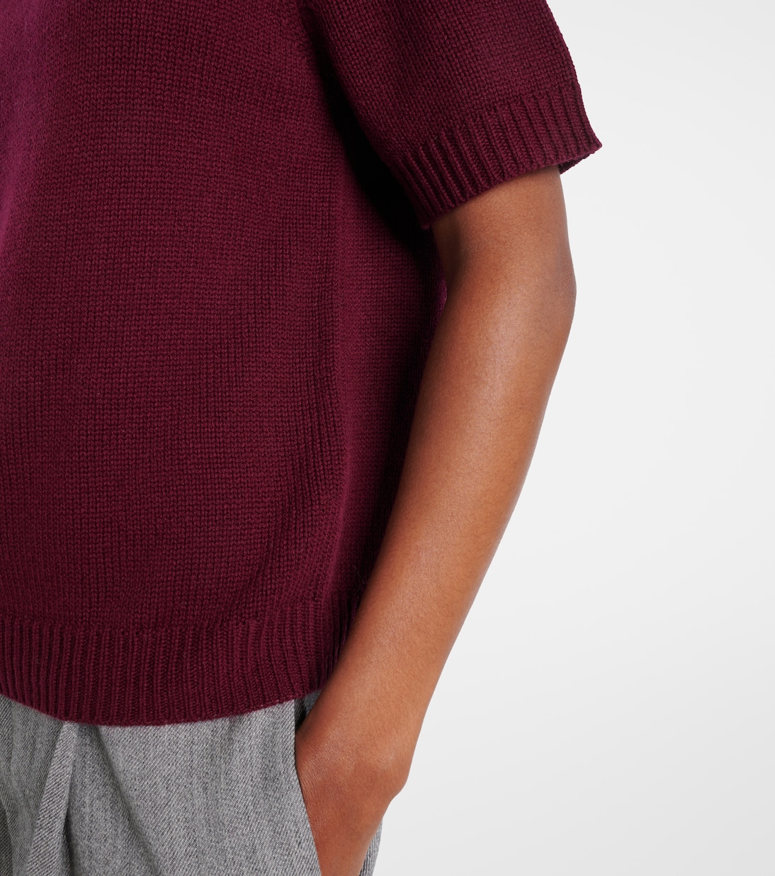 Ribbed-knit wool and cashmere sweater | Jardin des Orangers