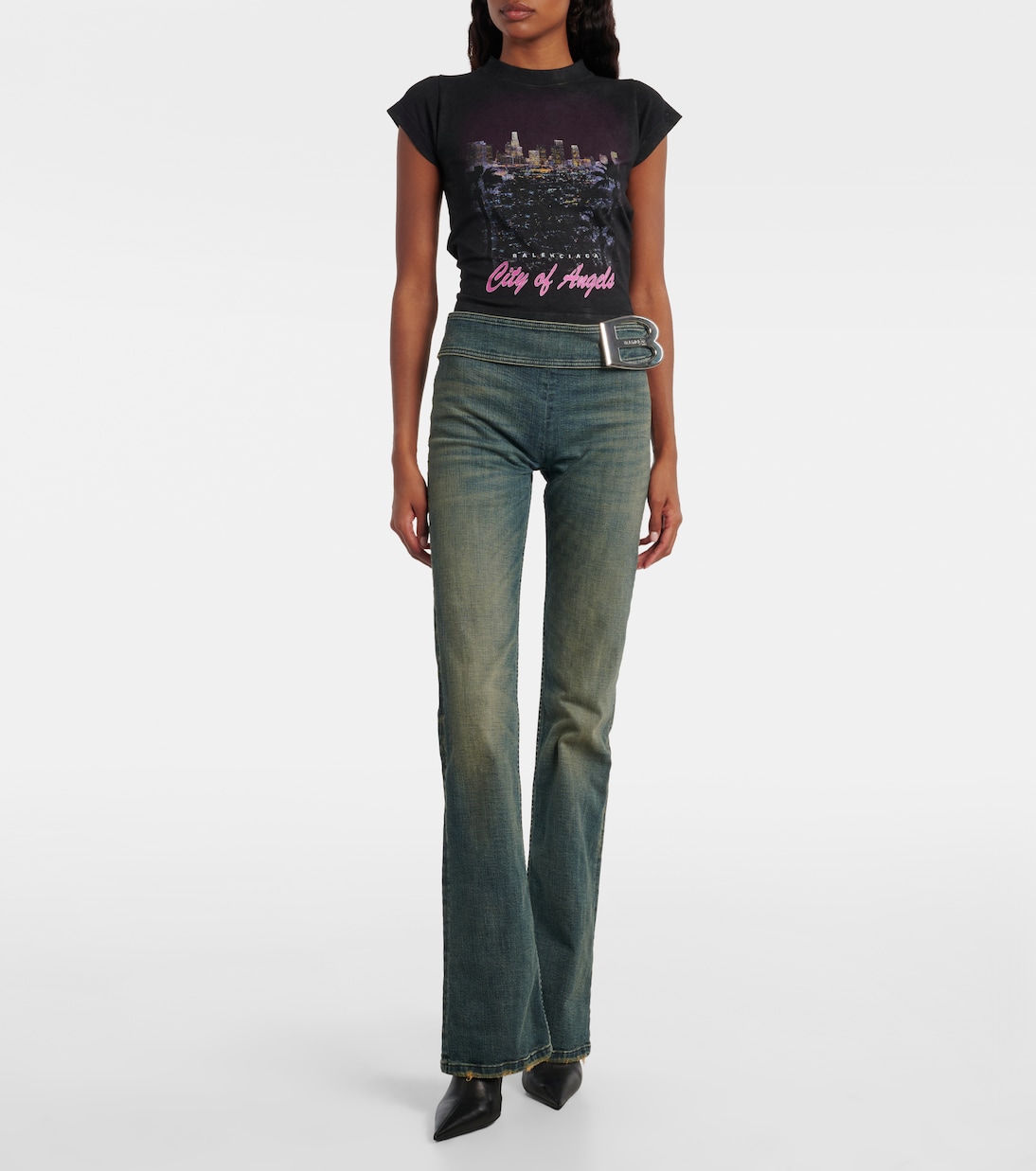 Low-rise bootcut jeans | Balenciaga