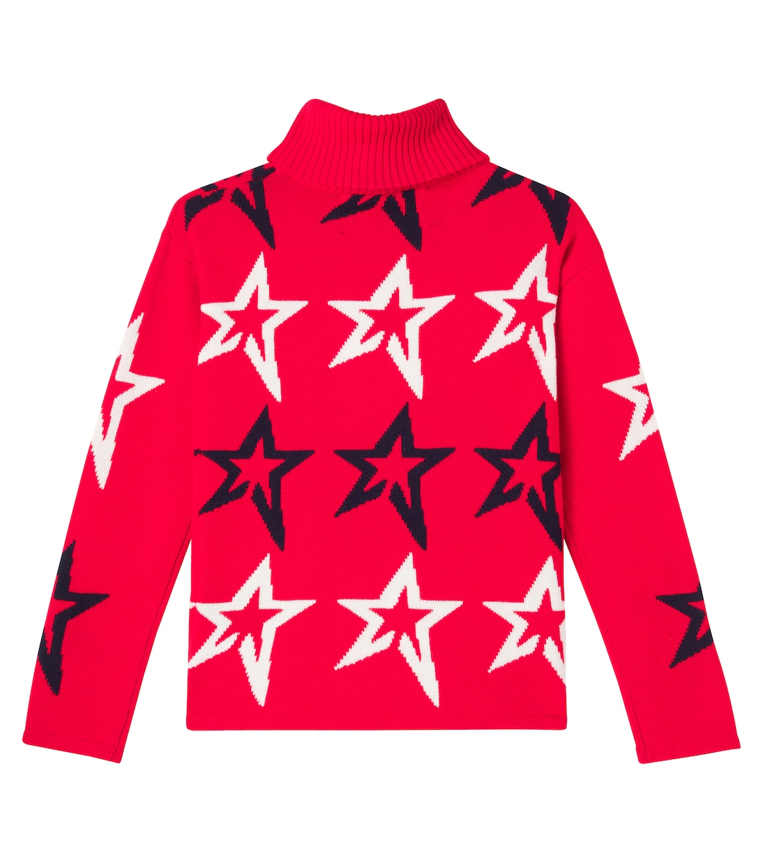 Intarsia wool turtleneck sweater | Perfect Moment Kids