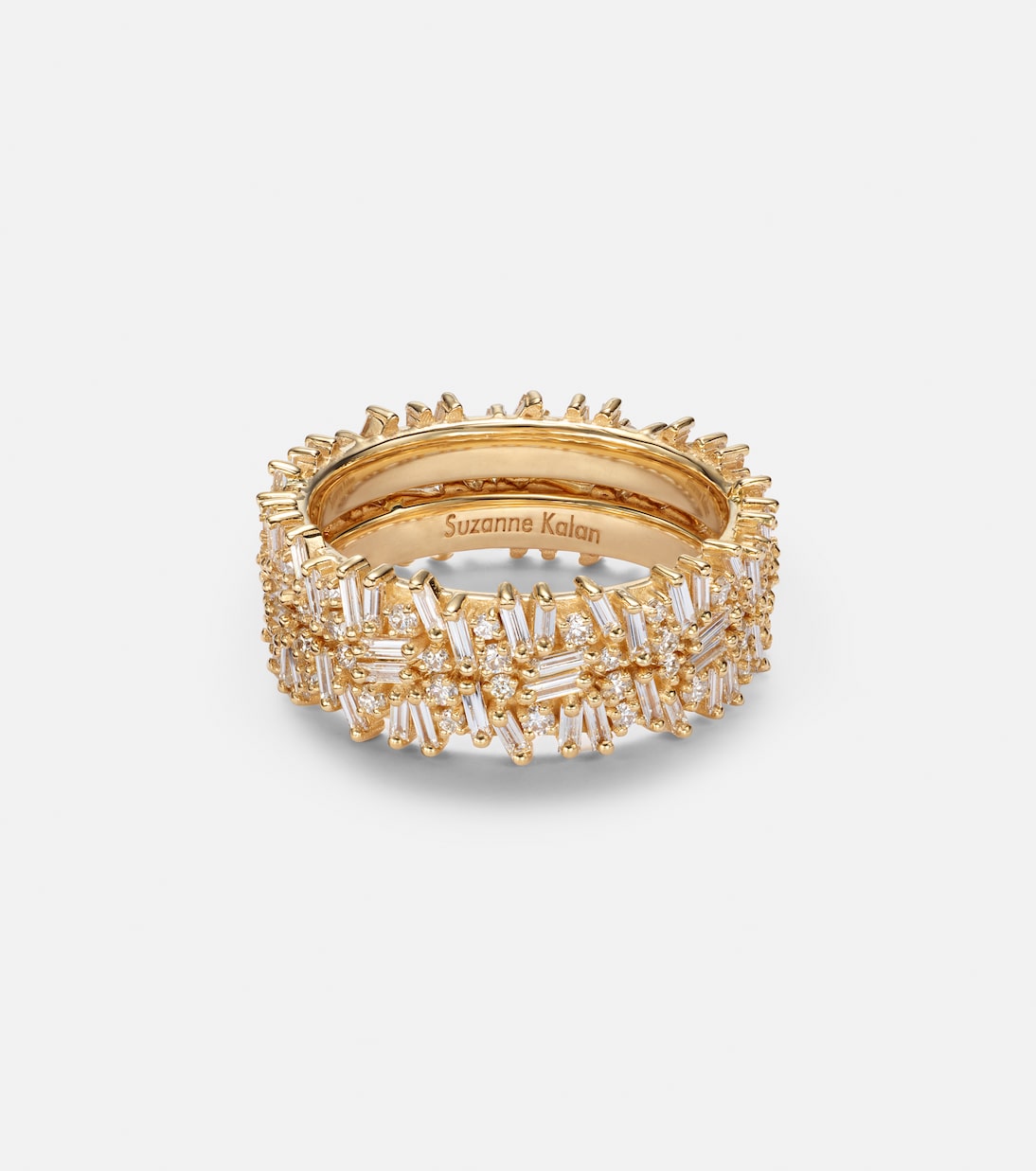 Icon Midi 18kt gold tech ring jackets with diamonds | Suzanne Kalan