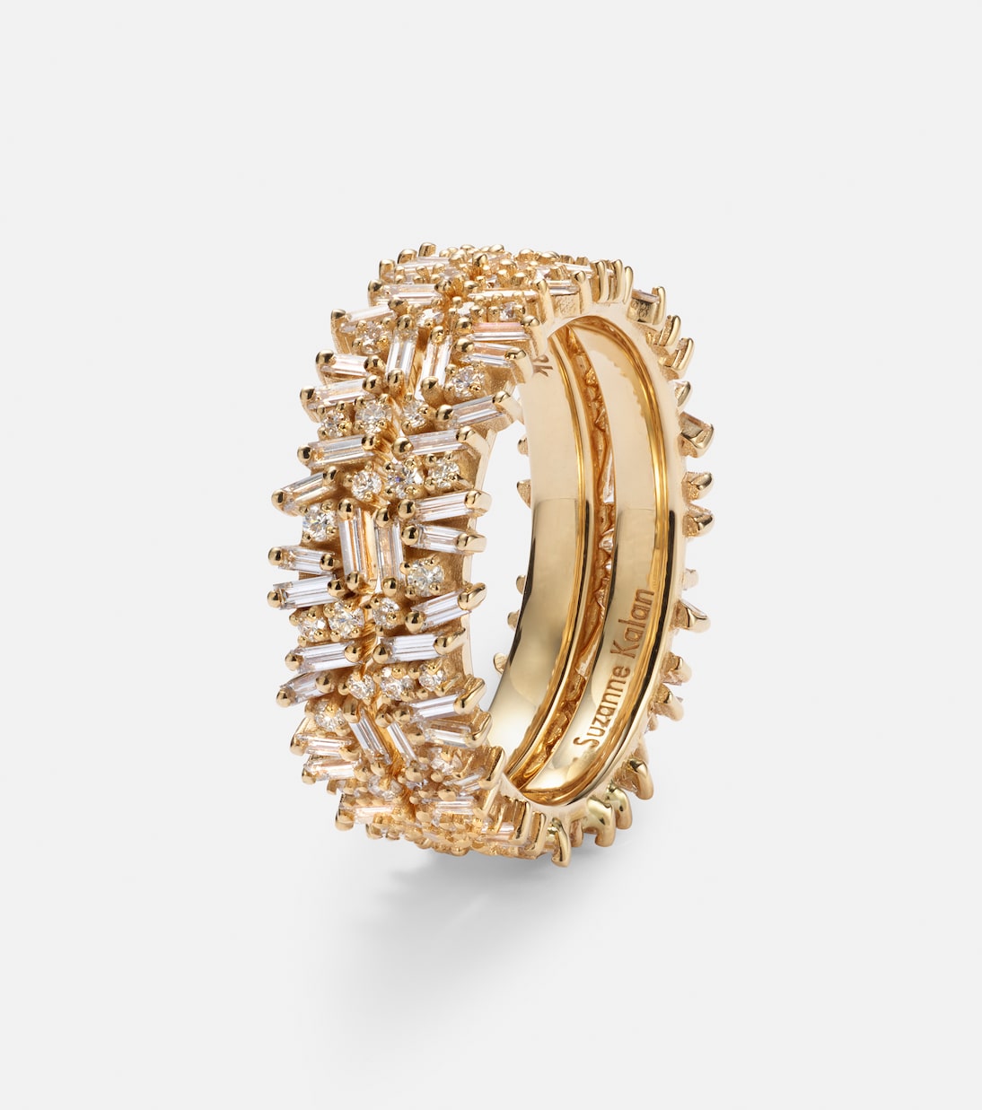 Icon Midi 18kt gold tech ring jackets with diamonds | Suzanne Kalan