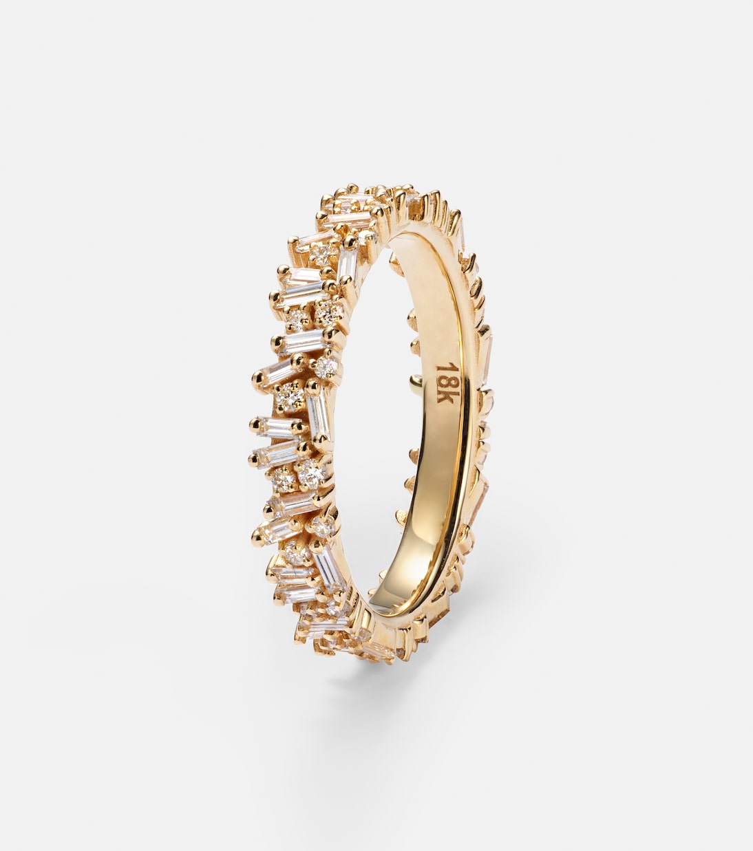 Icon Midi 18kt gold tech ring jackets with diamonds | Suzanne Kalan