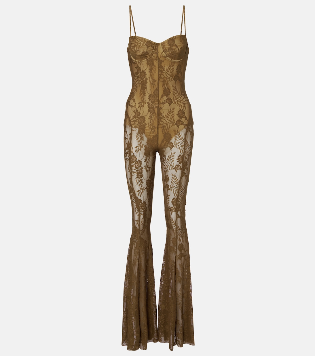 Floral lace jumpsuit | Norma Kamali
