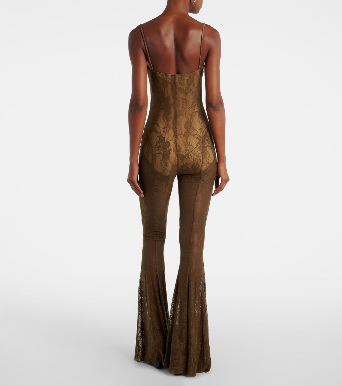 Floral lace jumpsuit | Norma Kamali