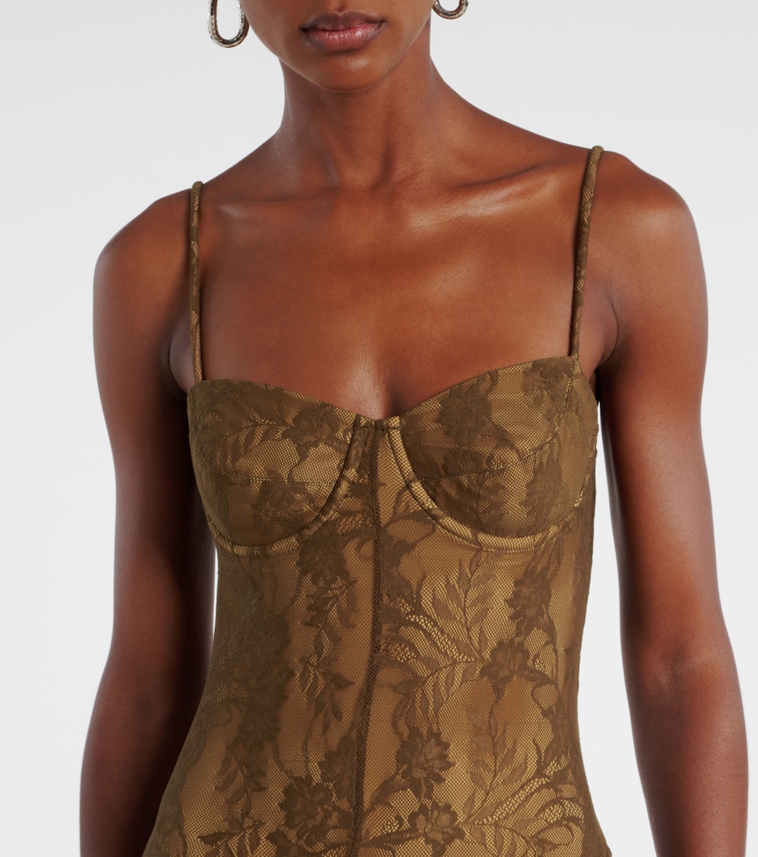 Floral lace jumpsuit | Norma Kamali