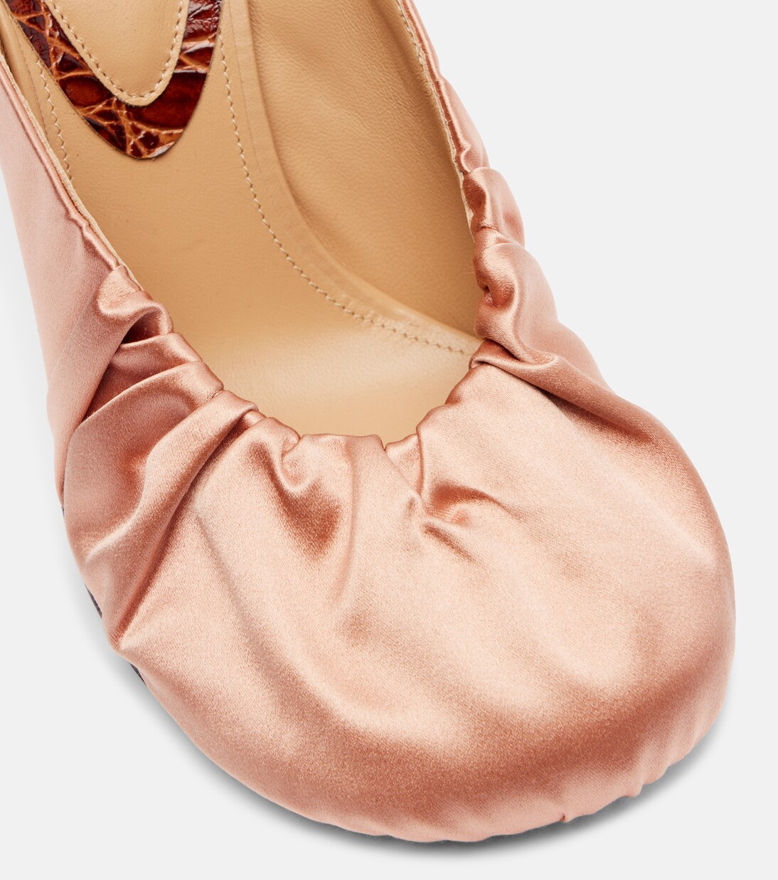 Mules 90 aus Satin | Dries Van Noten
