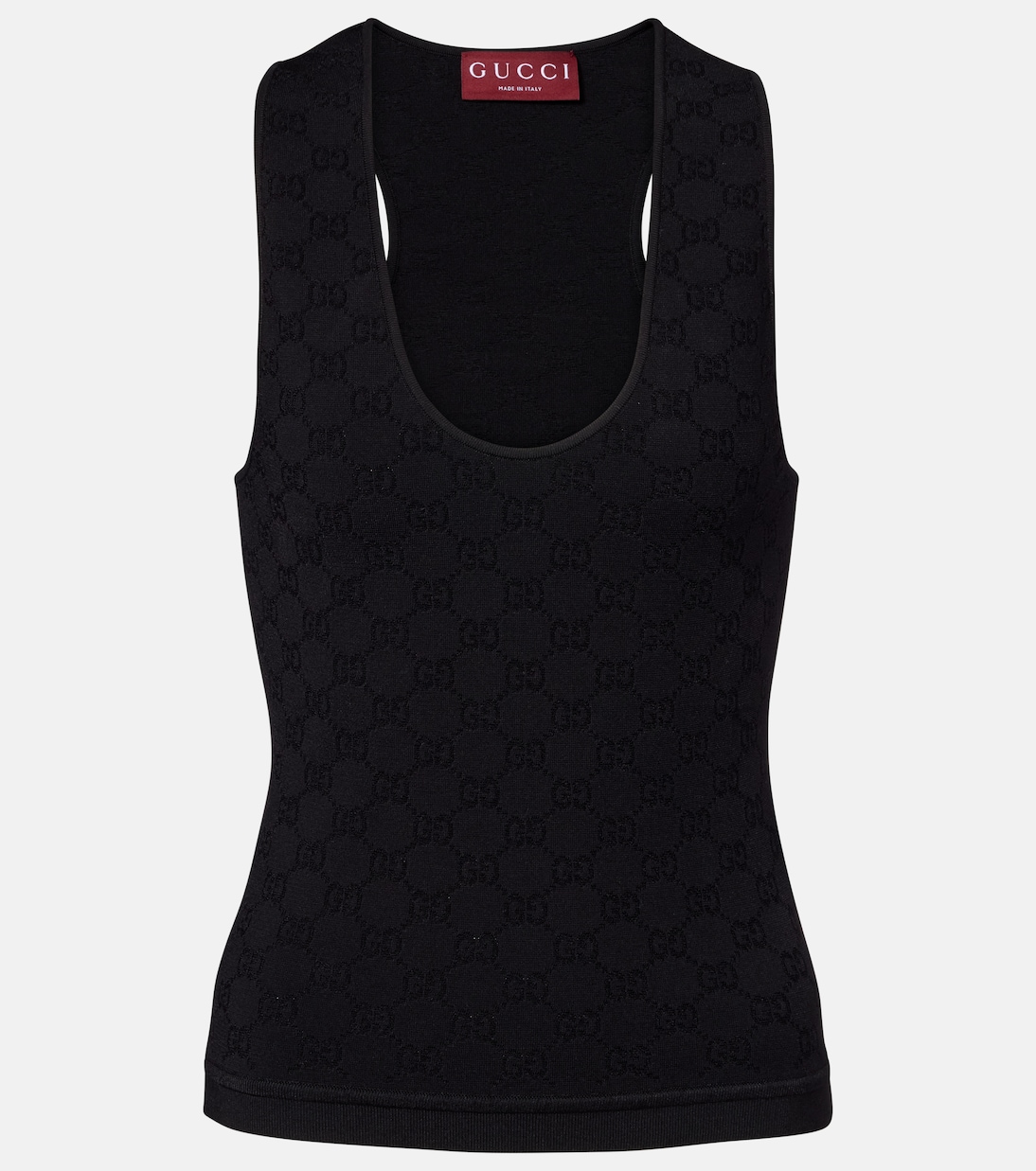 GG cotton-blend jacquard tank top | Gucci