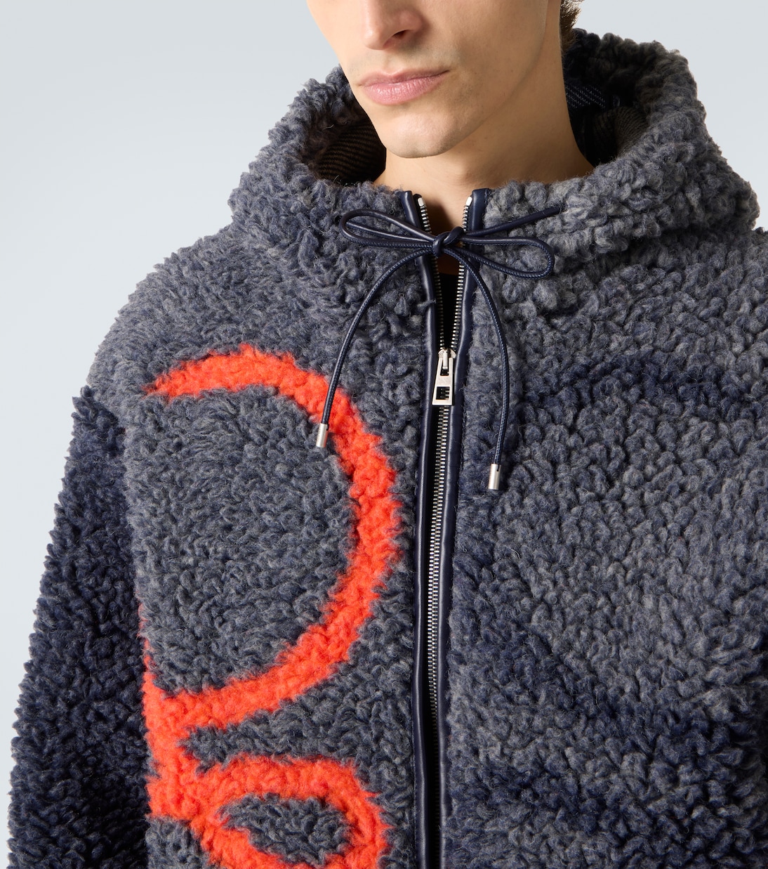 Chaqueta de forro polar con anagrama | Loewe