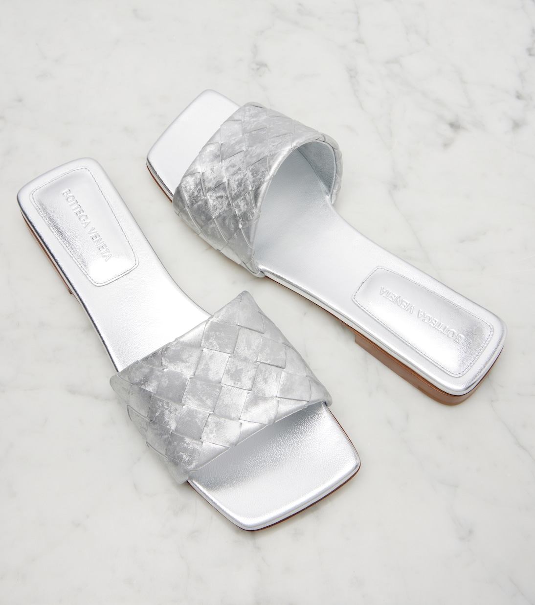 Pantoletten Parco aus Leder | Bottega Veneta