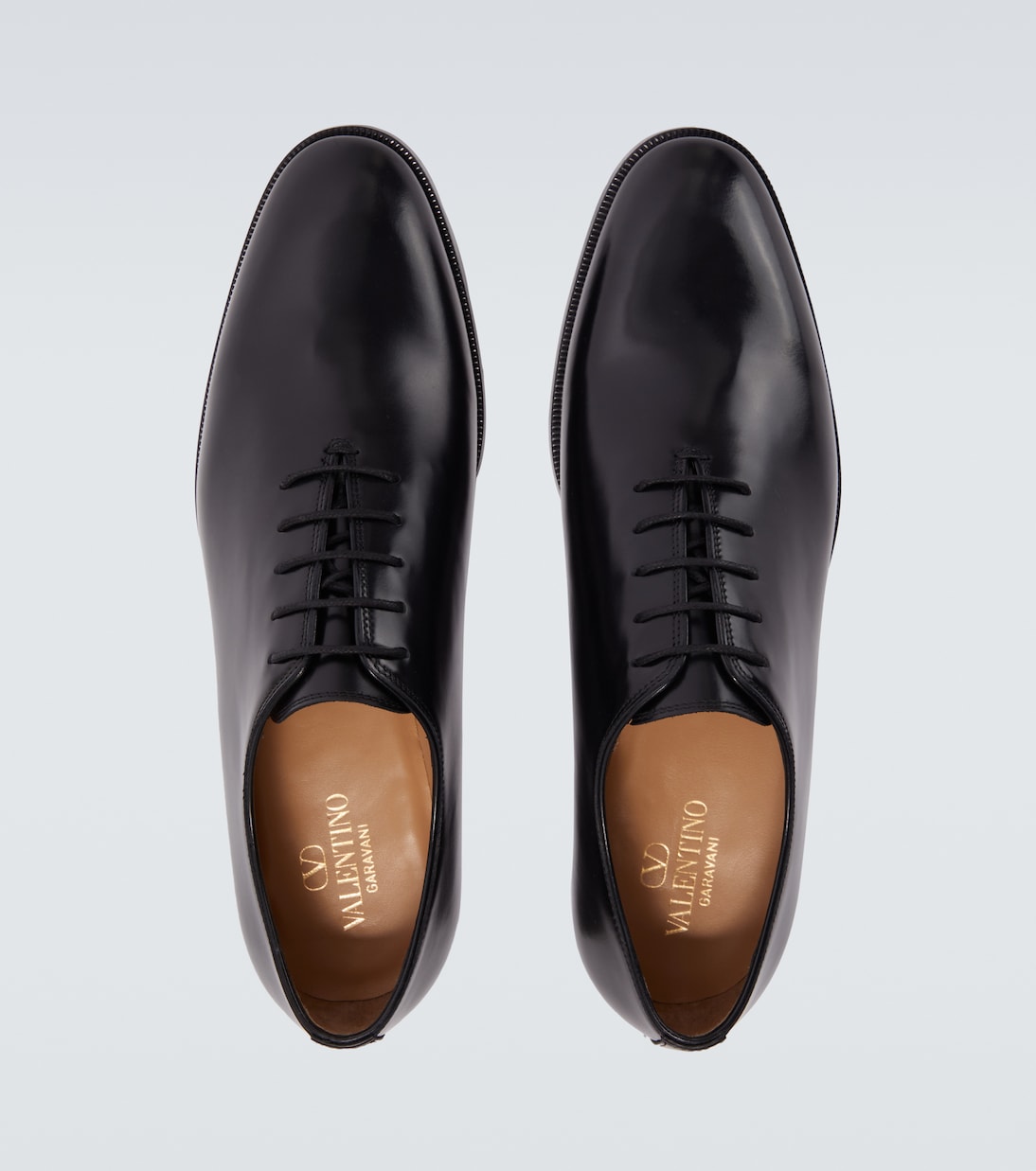 VLogo leather Derby shoes | Valentino Garavani