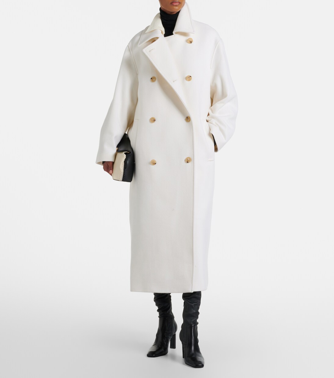 Mantel aus einem Wollgemisch | Toteme